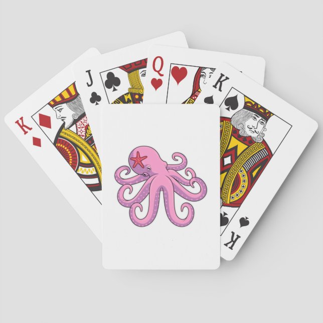 Baraja De Cartas Octopus Starfish (Reverso)