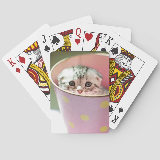 Baraja De Cartas Ocultación del gatito (Reverso)