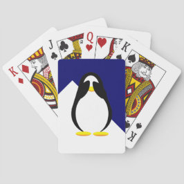 Baraja De Cartas Ocultando el rehén pingüino