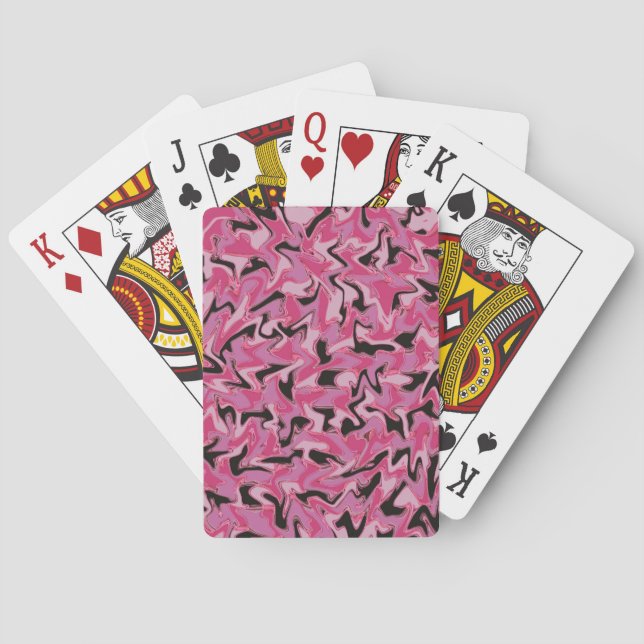 Baraja De Cartas Ocultando Flamingo... (Reverso)