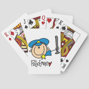 Baraja De Cartas Ocupación de policía