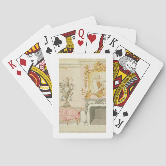 Baraja De Cartas Oferta para un interior de la sala de estar, (Reverso)