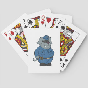Baraja De Cartas Oficial de policía de perros Policía