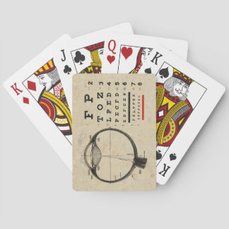 Baraja De Cartas Oftalmólogo de la cosecha de vintage