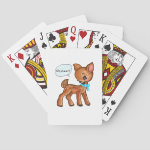 Baraja De Cartas Oh Ciervo Ambiente Caprichoso del Bosque