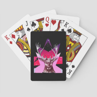 Baraja De Cartas Oh Ciervo Diseño Creativo Caprichoso