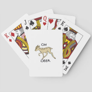 Baraja De Cartas Oh Ciervo Estilo Elegante Atemporal 