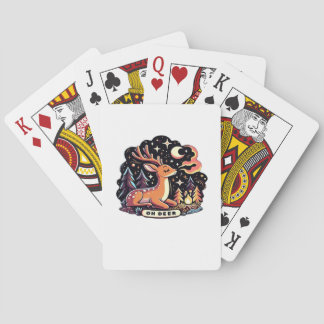 Baraja De Cartas Oh Deer Contemporary Graphic Vibe
