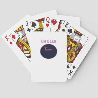 Baraja De Cartas Oh Deer Estética Moderna