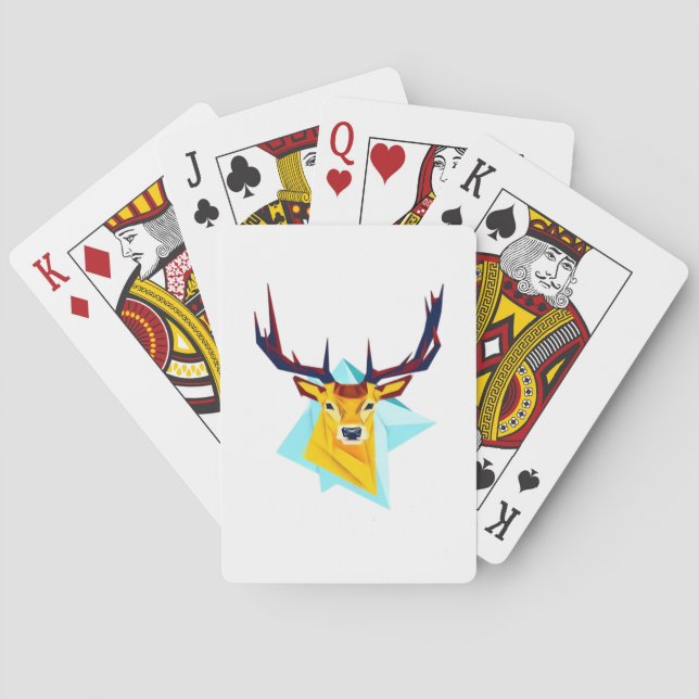 Baraja De Cartas Oh Deer Minimal Rustic Style  (Reverso)