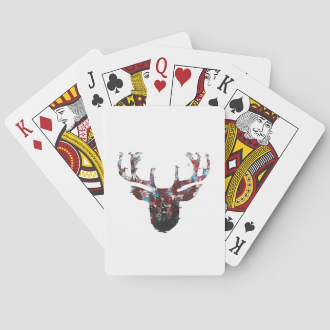 Baraja De Cartas Oh Deer Minimal Style  (Reverso)