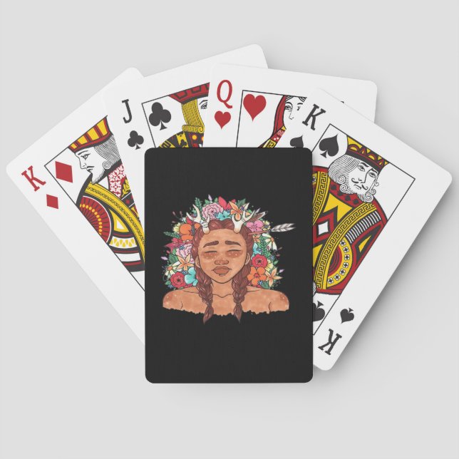 Baraja De Cartas Oh Deer Modern Aesthetic  (Reverso)