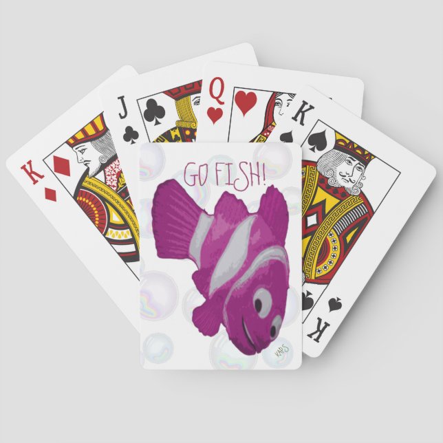 Baraja De Cartas ¡Oh fIsH! (Rosa) (Reverso)