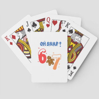 Baraja De Cartas Oh Snap Gingerbread 67