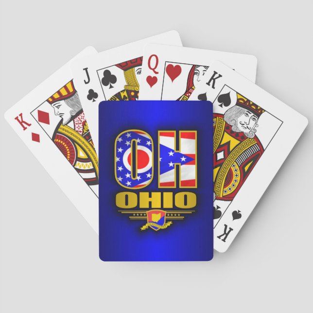 Baraja De Cartas Ohio (OH) (Reverso)