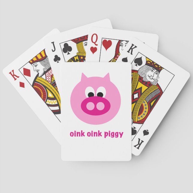 Baraja De Cartas ¡Oink Oink guarro! (Reverso)