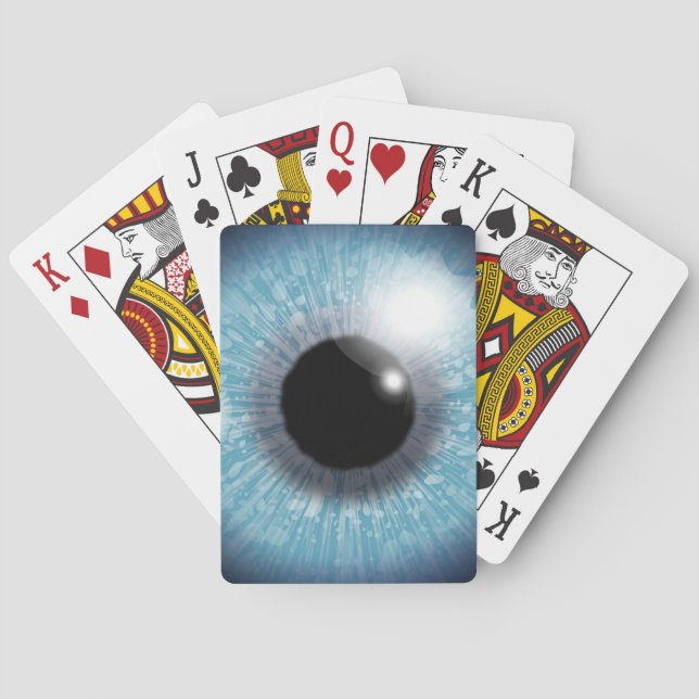 Baraja De Cartas Ojo Azul (Reverso)