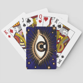 Baraja De Cartas Ojo mágico y estrellas
