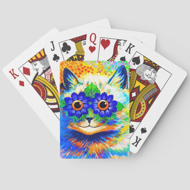 Baraja De Cartas Ojos de flor de gato (Reverso)