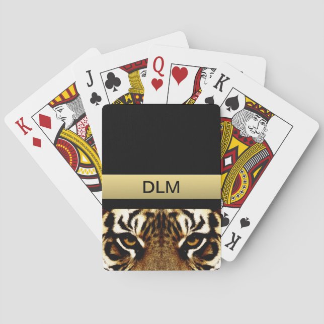 Baraja De Cartas Ojos de un tigre (Reverso)