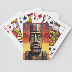 Baraja De Cartas Ojos del surrealismo pop Moais Ken Gage