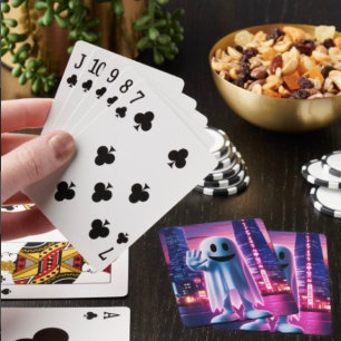 Baraja De Cartas Ola y Luces Urbanas Ghostly