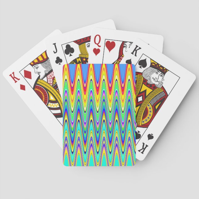 Baraja De Cartas Olas de cerebro... (Reverso)