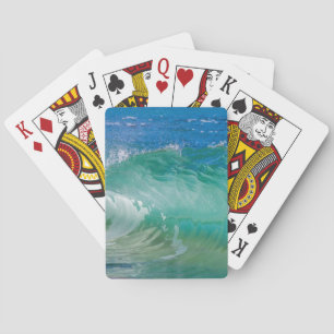 Baraja De Cartas Olas de playa de verano del océano azul