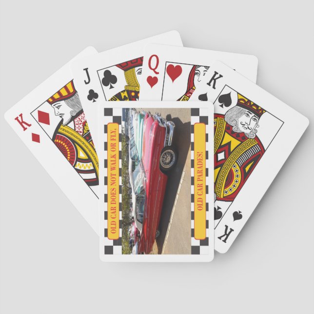 Baraja De Cartas Old Car Series (Reverso)