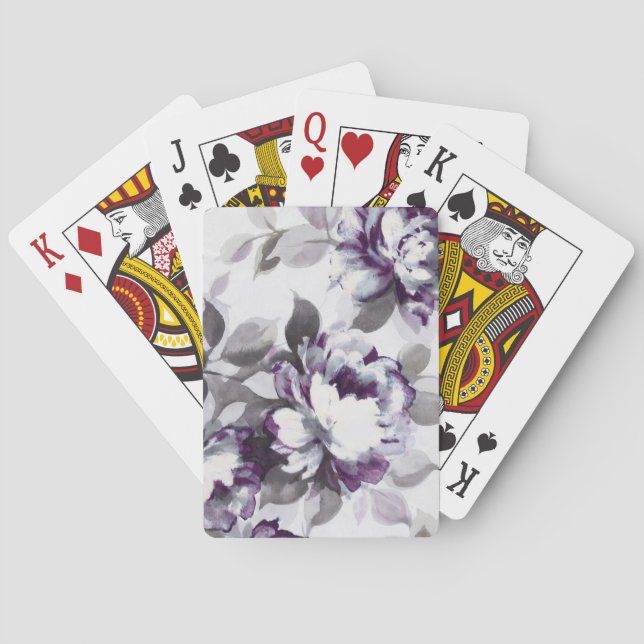 Baraja De Cartas Olor de los rosas del ciruelo (Reverso)