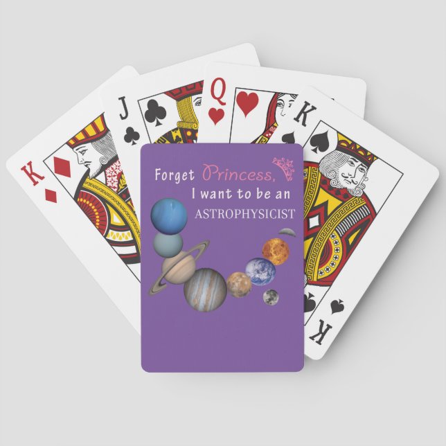 Baraja De Cartas Olvidar princesa - Astrofísico (Reverso)