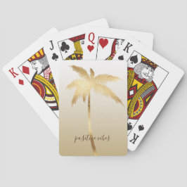 Baraja De Cartas Ombre de ensueño dorado
