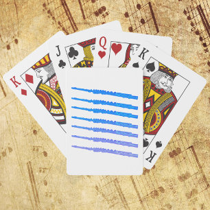 Baraja De Cartas Ombre de patrón de flauta