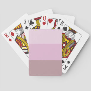 Baraja De Cartas Ombre rayado rosado púrpura