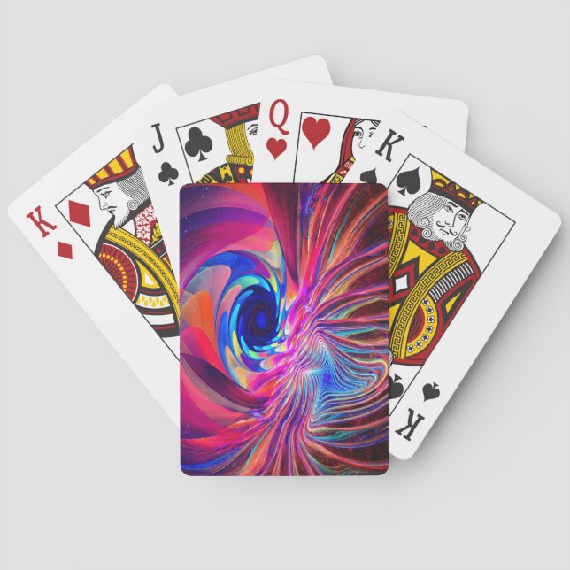 Baraja De Cartas Onda de la torsión (Reverso)