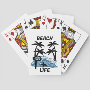 Baraja De Cartas Onda divertida en la playa