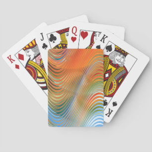 Baraja De Cartas Ondas de color