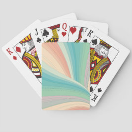 Baraja De Cartas Ondas de tarjetas de reproducción de color