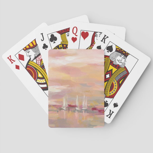 Baraja De Cartas Ondas del carmesí (Reverso)