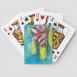 Baraja De Cartas Ondes de calme fleuries
