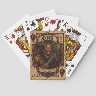 Baraja De Cartas Oni, Monstruos de Circo Antiguo
