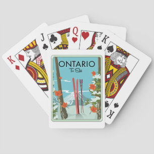 Baraja De Cartas Ontario para esquiar