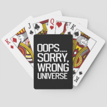 Oops, lo siento - Universo equivocado