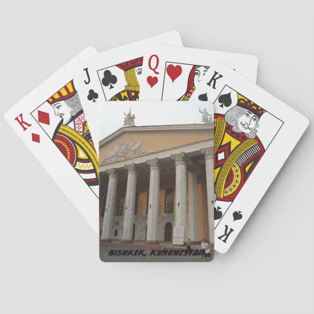 Baraja De Cartas Ópera Frunze de Biskek (Reverso)