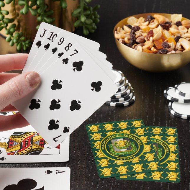 Baraja De Cartas Operaciones psicológicas PSYOPS (In Situ)