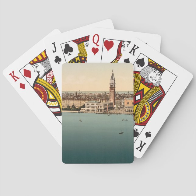 Baraja De Cartas Opinión general de Venecia, Venecia, Italia (Reverso)
