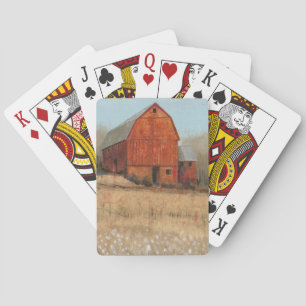 Baraja De Cartas Opinión roja del granero