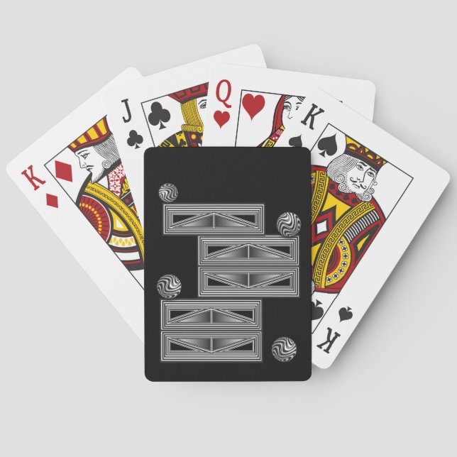 Baraja De Cartas Óptica a través de formas (Reverso)