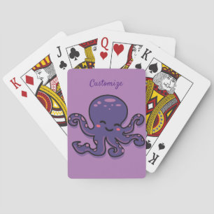 Baraja De Cartas Opulpo púrpura suave Thunder_Cove