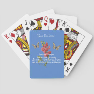 Baraja De Cartas Oración De Serenidad Y Mariposa